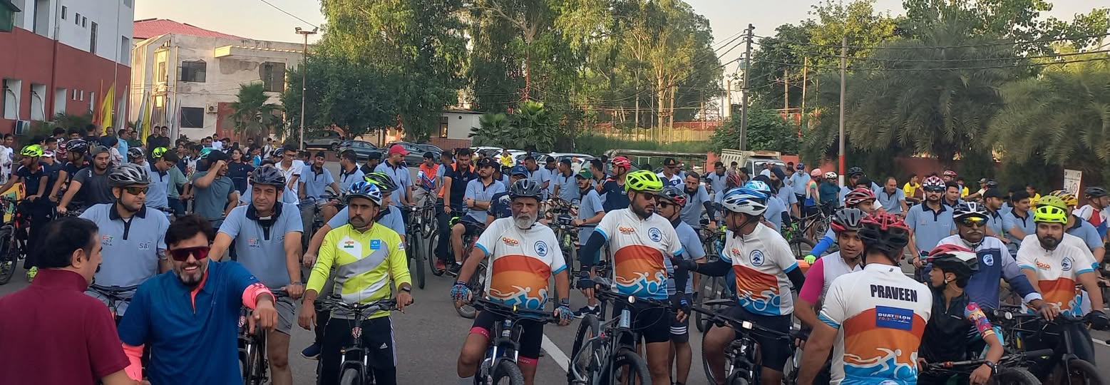 Record participation in SAI STC Bicycle Day event 
